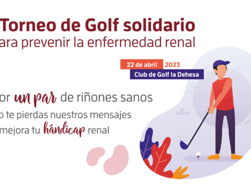 Por UN PAR de riñones sanos: torneo de golf para sensibilizar sobre la enfermedad renal organizado por la Fundación