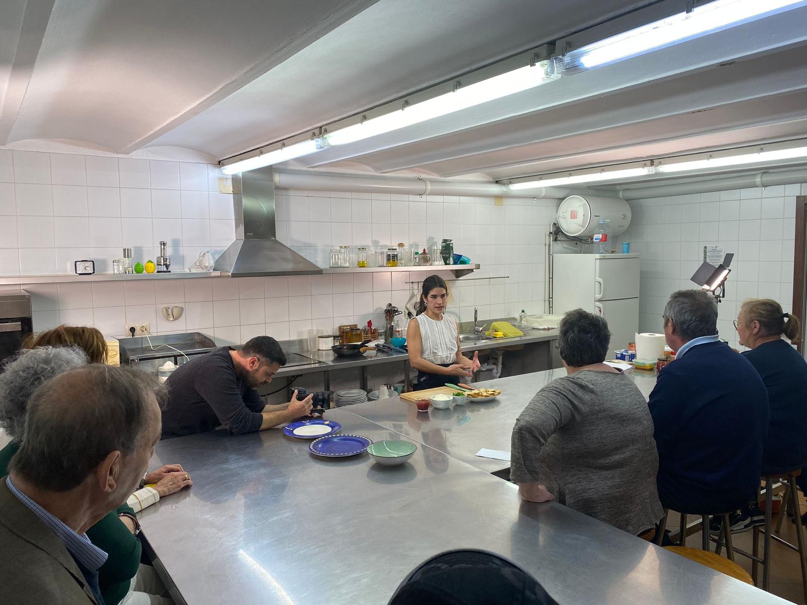 Cocina en el taller de Navidad de Vigo