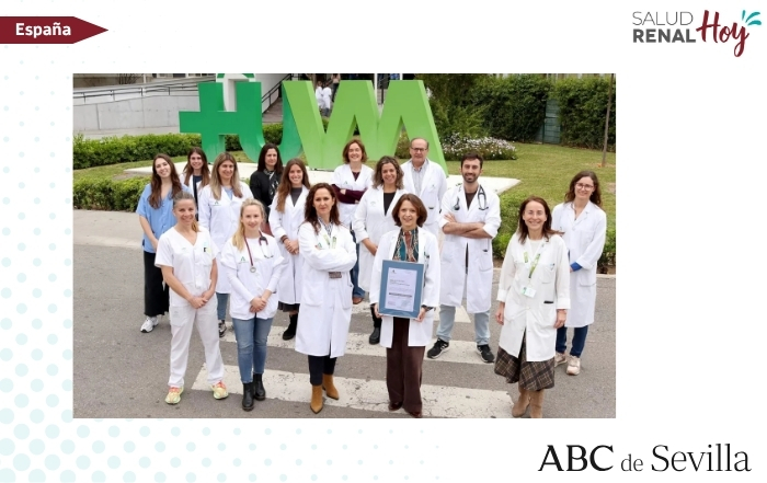ABC: El Hospital Virgen Macarena atiende desde 2019 a 3.000 personas con enfermedades renales