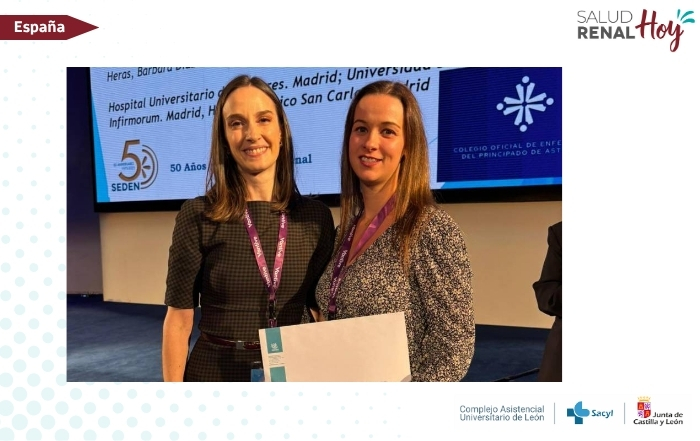 SACYL: El servicio de Nefrología del CAULE premio a mejor trabajo póster de ERCA 2025