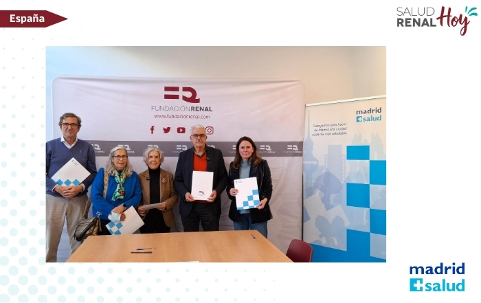 Madrid Salud: Convenio de colaboración con la Fundación Renal Española