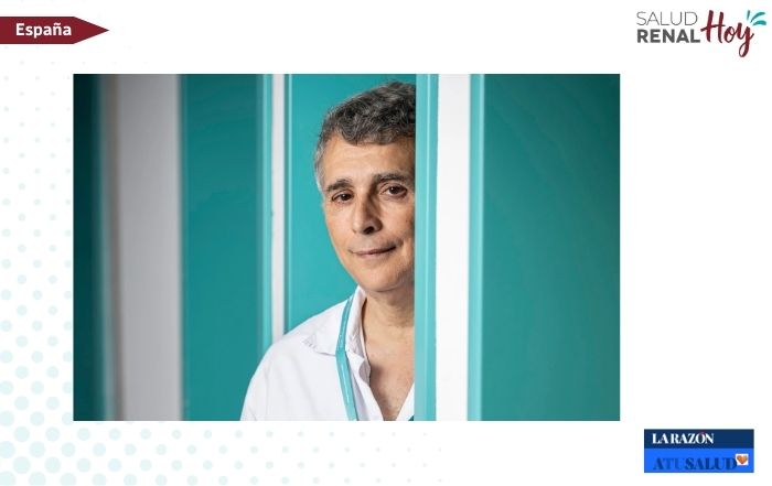 La Razón: Dr. Alberto Ortiz: «Ahora la enfermedad renal crónica se diagnostica de forma tardía»