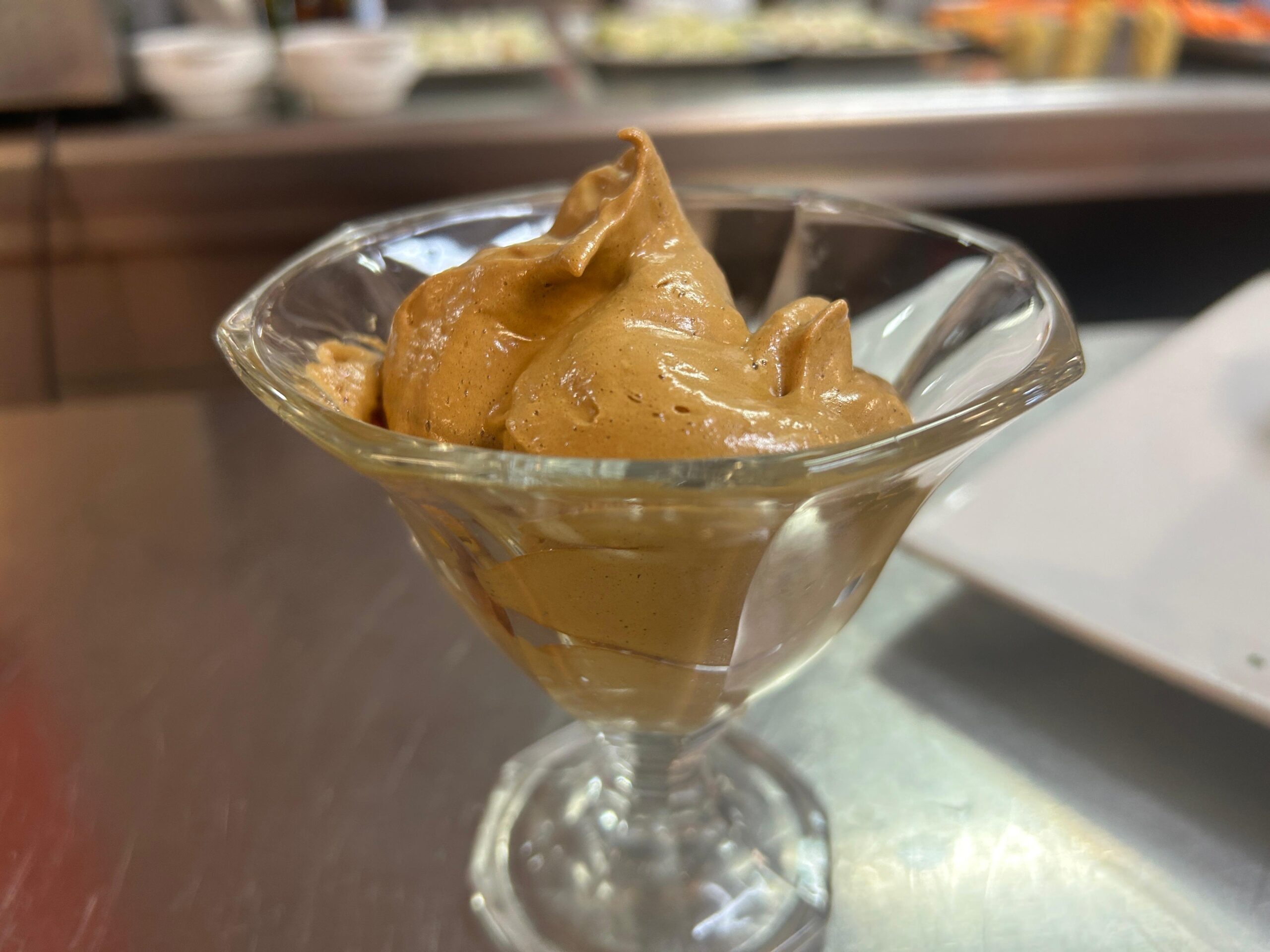 Helado de café Taller tapas saludables para compartir en verano
