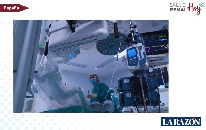 La Razón: El hospital 12 de Octubre, primero en España que opera con robot a un bebé de tres meses con obstrucción renal
