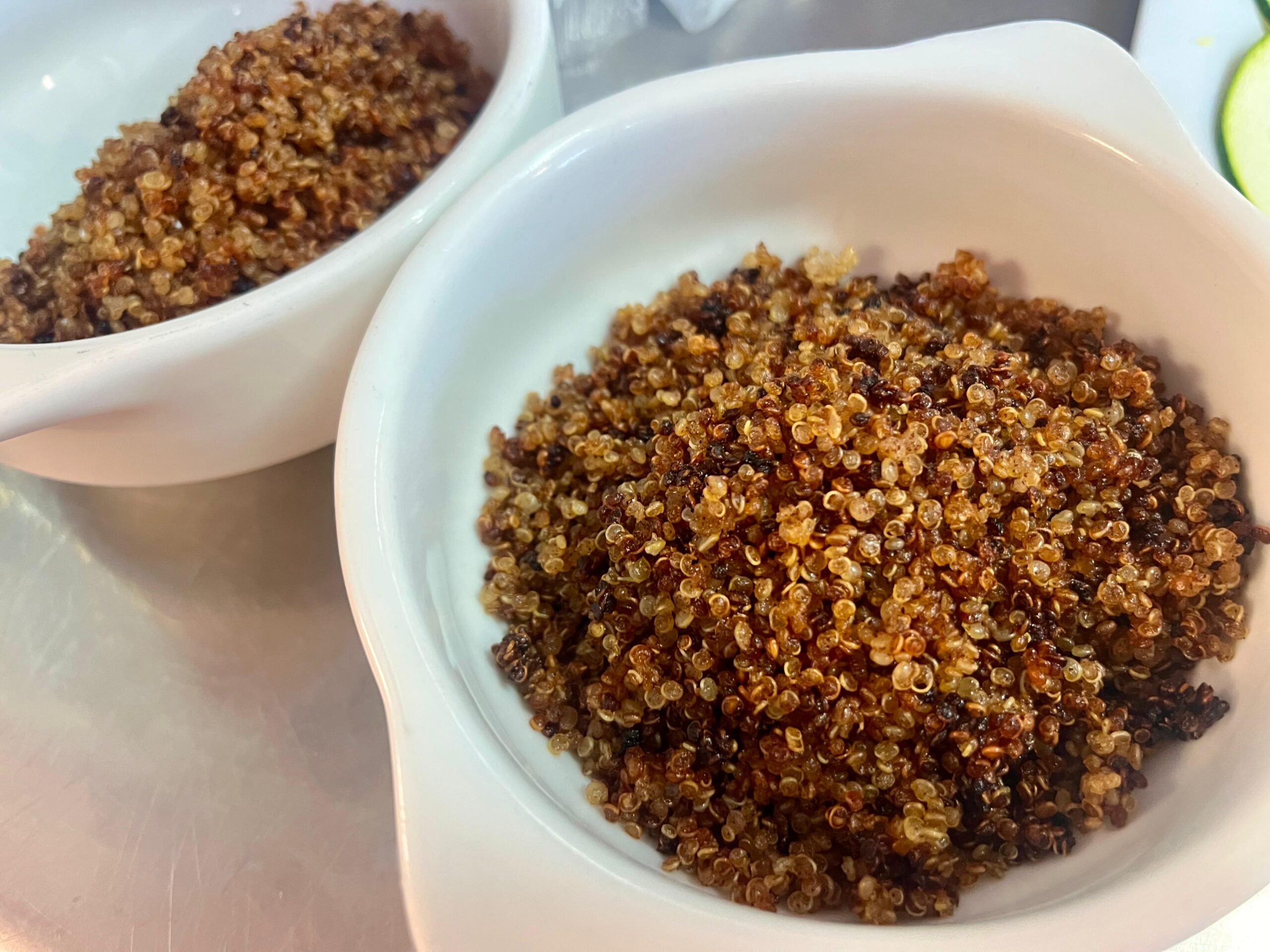 Topping de quinoa Taller tapas saludables para compartir en verano