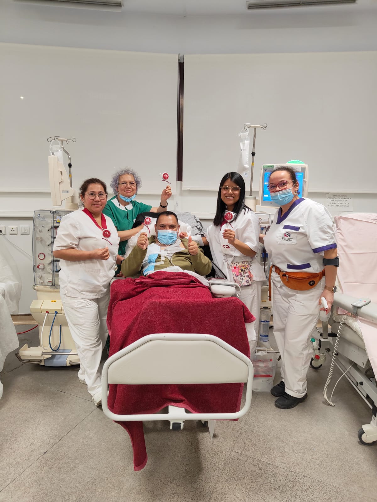 Acompañamiento a pacientes durante el tratamiento de diálisis
