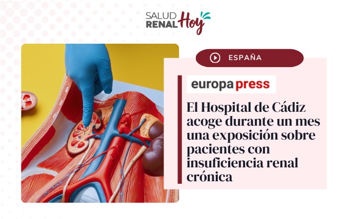 europapress: El Hospital de Cádiz acoge durante un mes una exposición sobre pacientes con insuficiencia renal crónica europapress: El Hospital de Cádiz acoge durante un mes una exposición sobre pacientes con insuficiencia renal crónica